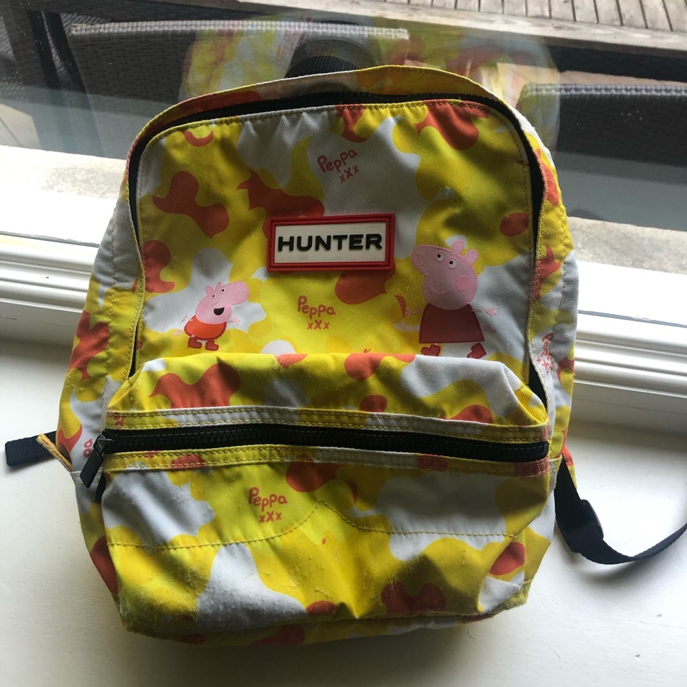 Well loved Peppa Pig Hunter backpack